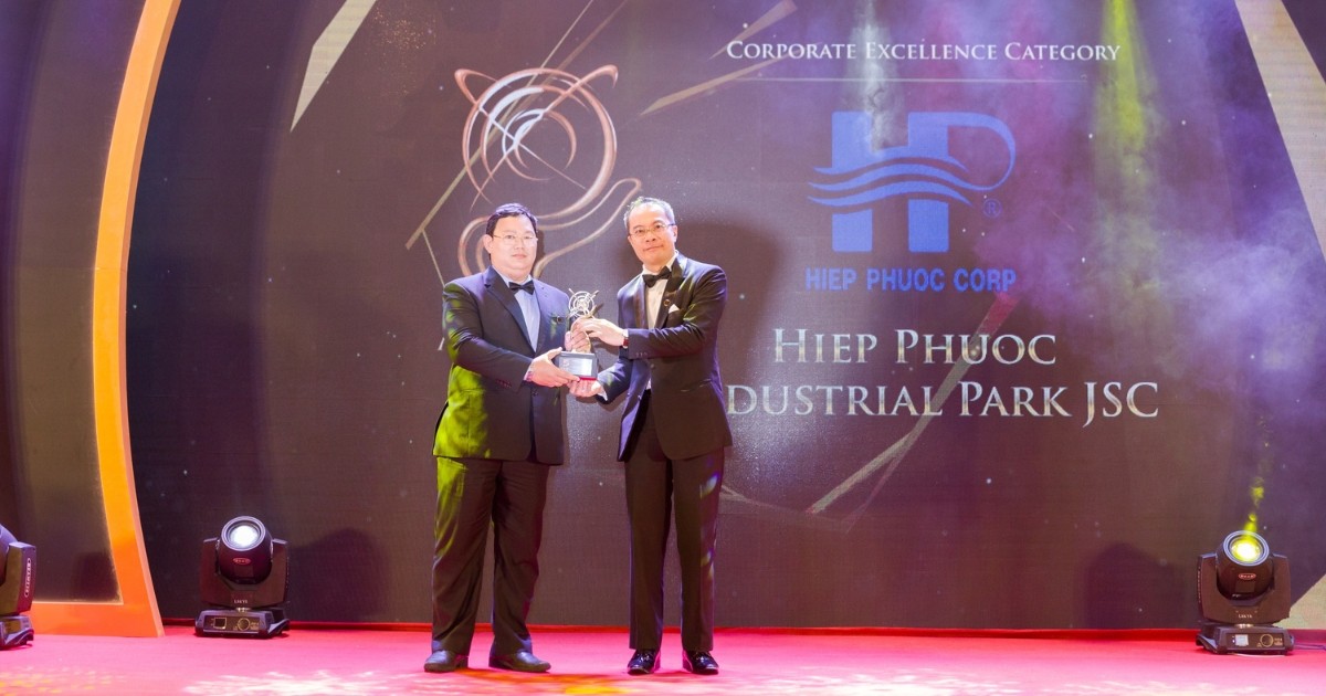 Hiep Phuoc 工业园股份公司荣获2018年度亚洲优秀企业 | Hiep Phuoc 工业园区股份公司