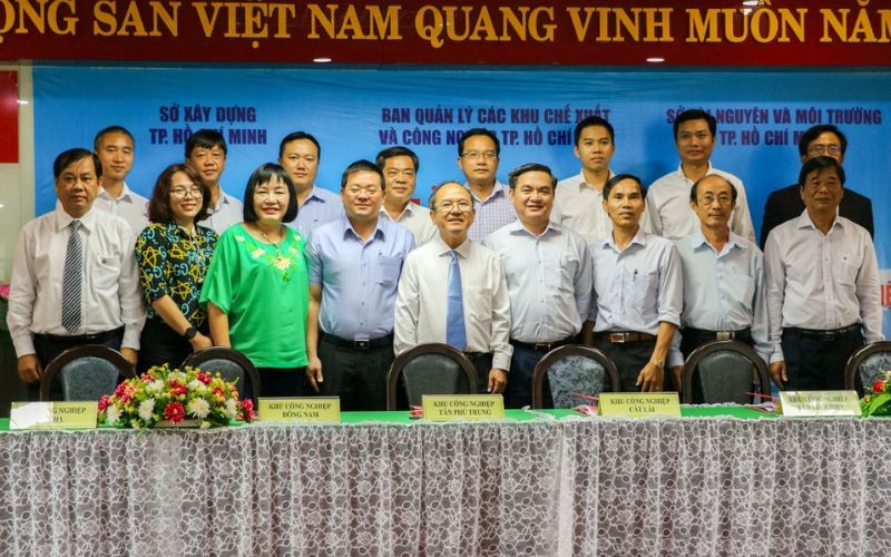 Hình Ảnh Lễ Ký Kết Quy Chế Phối Hợp Hepza - Sở Xây Dựng - Sở Tài Nguyên - Môi Trường | Hiep Phuoc 工业园区股份公司