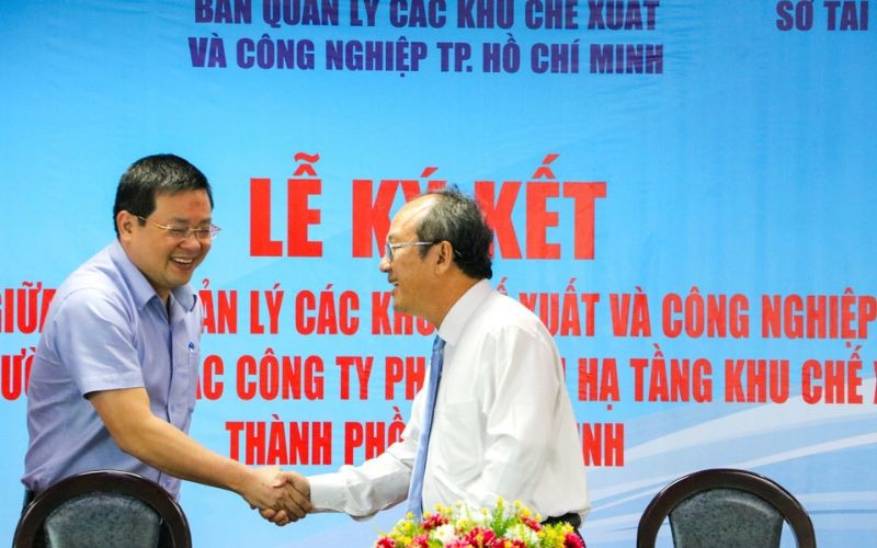 Hình Ảnh Lễ Ký Kết Quy Chế Phối Hợp Hepza - Sở Xây Dựng - Sở Tài Nguyên - Môi Trường | Hiep Phuoc 工业园区股份公司