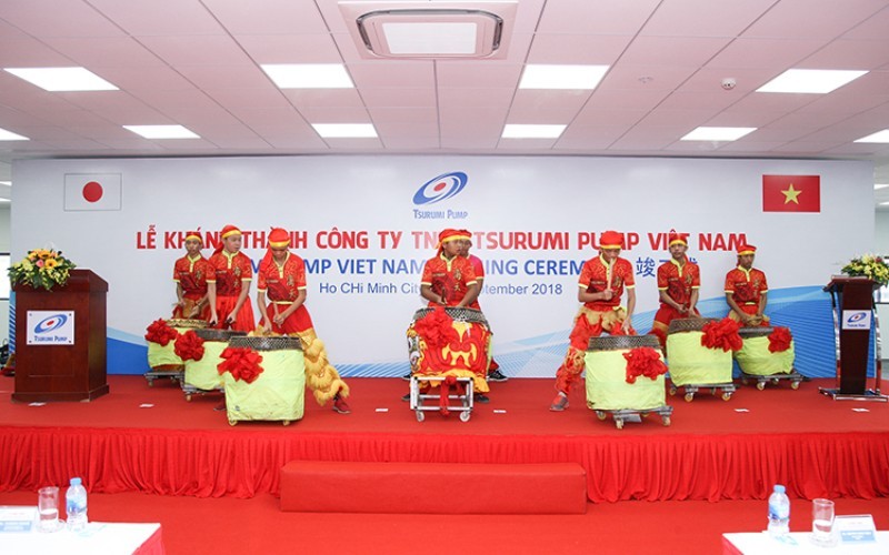 The inauguration of Tsurumi Pump Vietnam Factory in Hiep Phuoc Industrial Park
