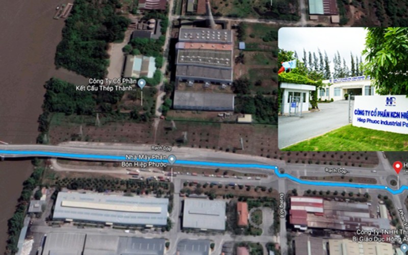 Directions from Ho Chi Minh City Center to Hiep Phuoc Industrial Park