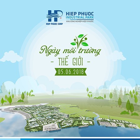 Hiep Phuoc Industrial Park responds to the month of action for the environment
