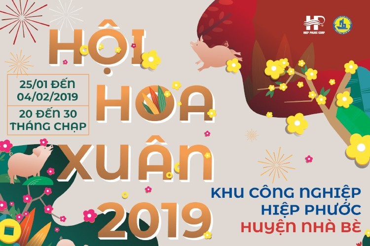 Hiep Phuoc Industrial Park fireworks to celebrate the Lunar New Year 2019