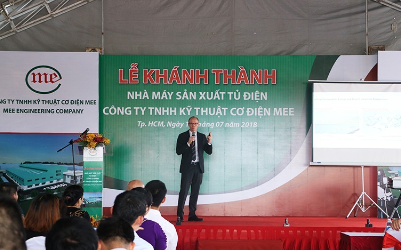 Mr. Emil Holmer - Sales Manager Asia Region of ABB Group speech at the ceremony