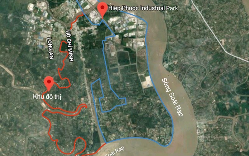 The contiguous face of Hiep Phuoc Industrial Park