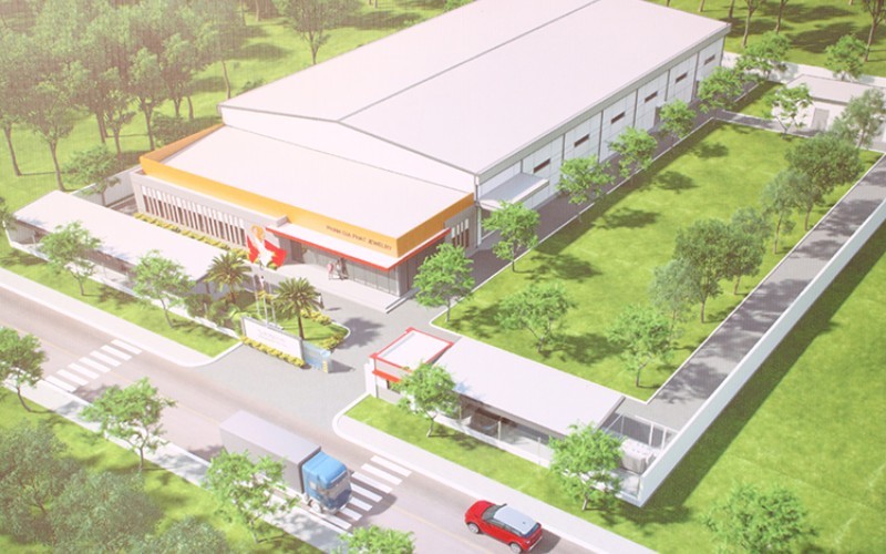 3D perspective of Pham Gia Phat Jewelery Factory in Hiep Phuoc Industrial Park